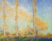 克劳德 莫奈 : Poplars in the Autumn